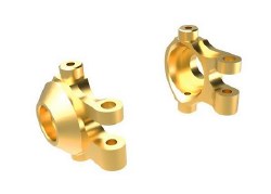 Steering Blocks, Brass (7 Grams) (Left & Right)/ 2.5x12mm BCS (With Threadlock) (2)/ 2x6mm SS (With