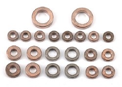 Bushing Set, Complete (3X6X2.5mm (8), 5X8X2.5mm (4), 4X8X3mm (4), 8X12X3.5mm (2), 3.5X7X2.5mm (4))