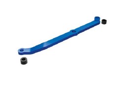 Steering Link, 6061-T6 Aluminum (Blue-Anodized)/ Servo Horn, Metal/ Spacers (2)/ 3X6mm Ccs (With Thr