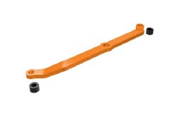 Steering Link, 6061-T6 Aluminum (Orange-Anodized)/ Servo Horn, Metal/ Spacers (2)/ 3X6mm Ccs (With T