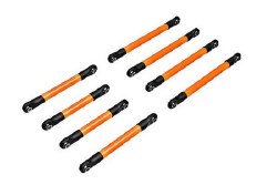 Suspension Link Set, 6061-T6 Aluminum (Orange-Anodized) (Includes 5X53mm Front Lower Links (2), 5X46