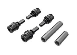 Driveshafts, Center, Male (Metal) (4)/ Driveshafts, Center, Female, 6061-T6 Aluminum (Dark Titanium-