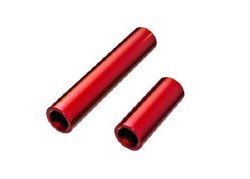 Driveshafts, Center, Female, 6061-T6 Aluminum (Red-Anodized) (Front & Rear) (For Use With TRA9751A O