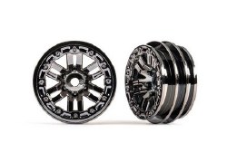 Wheels, 1.0" (Black Chrome) (2)