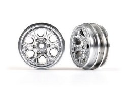 Wheels, 1.0" (Statin Chrome) (2)