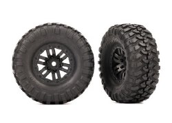 Tires & Wheels, Assembled (Black 1.0" Wheels, Canyon Trail 2.2X1.0" Tires) (2)