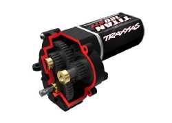 Transmission, Complete (High Range (Trail) Gearing) (16.6:1 Reduction Ratio) (Includes Titan 87T Mot