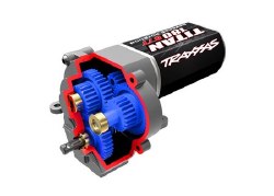 Transmission, Complete (Speed Gearing) (9.7:1 Reduction Ratio) (Includes Titan 87T Motor)