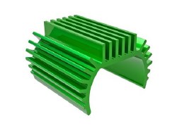 Heat Sink, Titan 87T Motor (6061-T6 Aluminum, Green-Anodized)