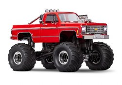 Traxxas TRX-4MT Monster Truck with 1979 Chevrolet K10 Truck Body: 1/18-Scale 4WD Electric Truck with