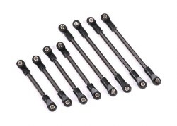 Suspension link set, steel (includes 4x55mm front lower links (2), 4x48mm front upper links (2), 4x7