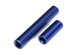 Driveshafts, center, female, 6061-T6 aluminum (blue-anodized) (front & rear) (for use with #9751 met