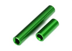 Driveshafts, center, female, 6061-T6 aluminum (green-anodized) (front & rear) (for use with #9751 me