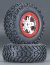 5973R S1 Mntd Racing Tire 14mm Hub Fr/Re Slayer (2)