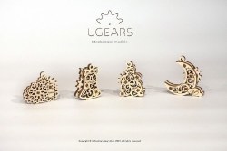 U-Fidget Gearsmas (4 models) - 8 pieces (Easy)