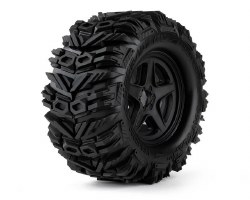 "UpGrade RC Dirt Claw 2.8"" Pre-Mounted All-Terrain Display Tire (1)"