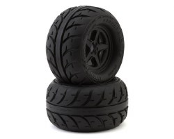 "UpGrade RC Street Radials 2.8"" Pre-Mounted On-Road Tires w/5-Star Wheels (2)"