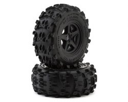 "UpGrade RC Saw Blade 2.8"" Pre-Mounted Off-Road Tires w/5-Star Wheels (2)"