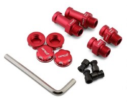 UpGrade RC Aluminum 17mm Hex Conversion for Traxxas� Stampede� 2WD (Red) -