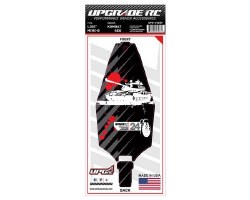 UpGrade RC Chassis Protector for Losi� Mini-B� (Kombat Red) (1)