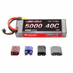 DRIVE 40C 2S 5000mAh 7.4V LiPo HC ROAR  :UNI 2.0