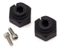 Aluminum 12mm Clamping Wheel Hex (2) (Black)