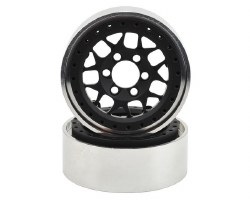 KMC XD127 Bully 1.9" Beadlock Crawler Wheels (Black) (2)