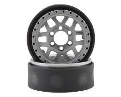 KMC XD229 Machete V2 1.9" Beadlock Crawler Wheels (Clear) (2)