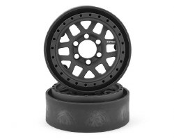 KMC XD229 Machete V2 1.9" Beadlock Crawler Wheels (Grey) (2)