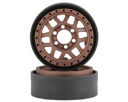 KMC XD229 Machete V2 1.9" Beadlock Crawler Wheels (Bronze) (2)
