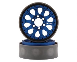 Method 101 V2 1.9" Beadlock Crawler Wheels (Blue/Black) (2)
