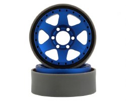 Method MR310 1.9" Beadlock Crawler Wheels (Blue) (2)