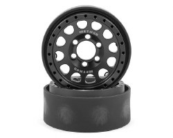 Method 105 1.9" Beadlock Crawler Wheels (Grey/Black) (2)