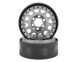 Method 105 1.9" Beadlock Crawler Wheels (Silver/Black) (2)