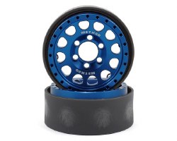 Method 105 1.9" Beadlock Crawler Wheels (Blue/Silver) (2)