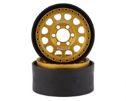 Method 105 1.9" Beadlock Crawler Wheels (Gold) (2)