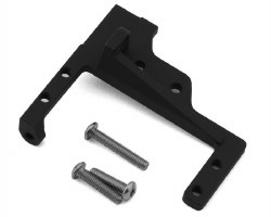 F10 BTA Aluminum On Axle Servo Mount (Black)