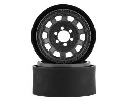 KMC KM236 Tank 2.2" Beadlock Crawler Wheels (Grey) (2)