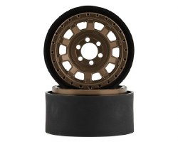 KMC KM236 Tank 2.2" Beadlock Crawler Wheels (Bronze) (2)