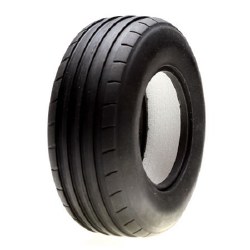 FR Tire, Ribbed w/Foam, Med, 40mm (2): GLU, GLF