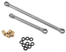 UTB18 Capra Aluminum Steering Links (Gunmetal) (2)