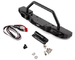 Axial SCX10 III Aluminum Front Bumper Bar w/LED Set (Black)