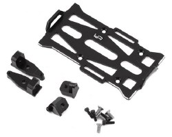 Axial SCX24 Aluminum Battery Tray Set (Black)