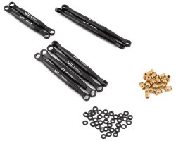 Axial SCX24 C10 Aluminum Suspension Links (Black)