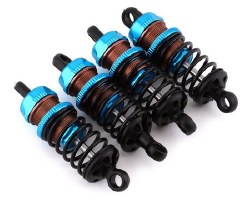 Aluminum Go Big Bore Touring Shocks (Blue) (4) (55mm)