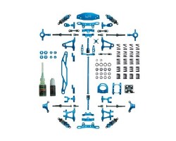 Tamiya TT-02 Aluminum Upgrade Kit (Blue)