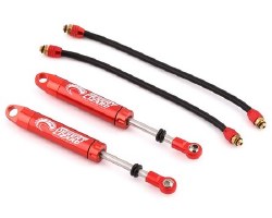 Desert Lizard Piggyback Shocks w/Reservoir (Red) (2) (100mm)