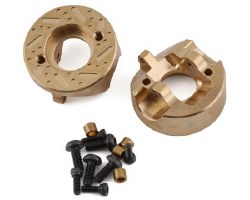 Mini-Z MX-01 4x4 Brass Front Steering Knuckle Weight (2)