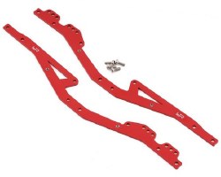 Kyosho MX-01 Mini-Z Aluminum Chassis Rails (Red) (2)