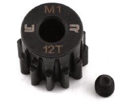 Hardened Steel Mod 1 Pinion Gear (5mm Bore) (12T)